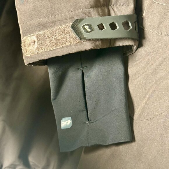 Orage Gortex Hooded Ski Snow Coat in Deep Brown Sz M - Picture 9 of 13